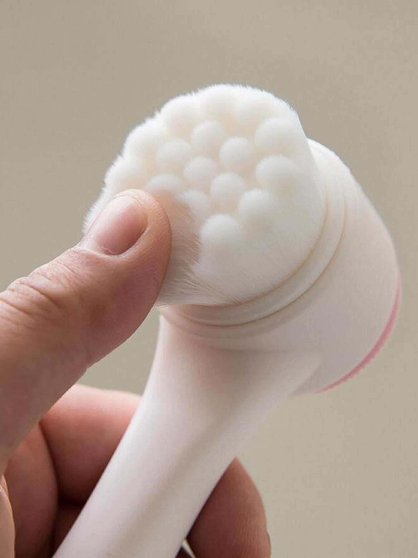 2 In 1 Face Cleansing Brush 1pc Facial Cleansing Exfoliating Brush With Ultra Fine Soft Pore Deep Cleansing Silicone Double Side Face Wash Scrub Brush For Massaging Skincare Makeup Removal Random Color - Healthier Me Beauty, LLC