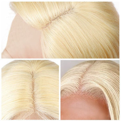 613 Blonde Bob Wigs Wear Go 13x4 Lace Front Wig Short Straight Bob Wigs - Healthier Me Beauty, LLC