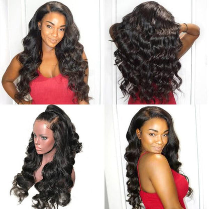 VIP Discount | 360 Lace Pre-Plucked Long Wig 100% Human Hair (Body Wave / Straight)