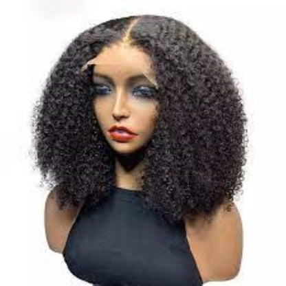 Afro Kinky Transparent Closure Wig - Healthier Me Beauty, LLC