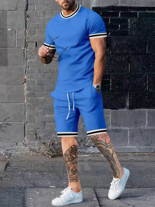 Men's Tap Shirt Top And Short Tape Shorts Set