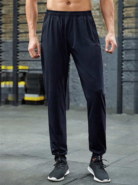 Quick-drying running multi-pocket breathable windproof sports pants that can hold mobile phones