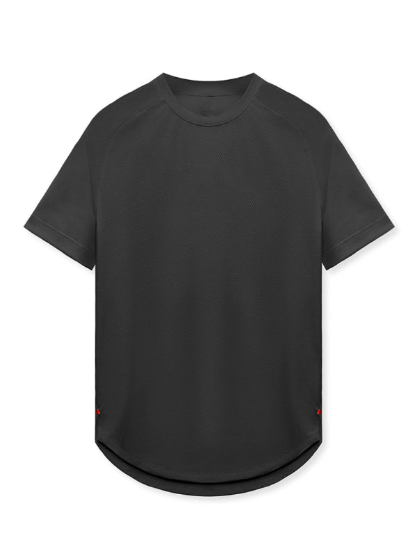 Men's Solid Color Dry Sense Short-Sleeve Shirt