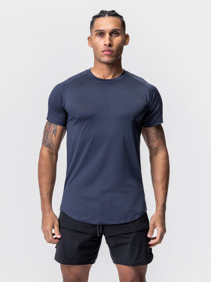 Men's Solid Color Dry Sense Short-Sleeve Shirt
