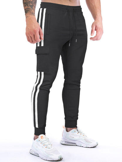 Men's Stripe Cargo Joggers
