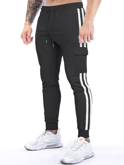 Men's Stripe Cargo Joggers