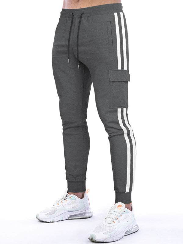 Men's Stripe Cargo Joggers