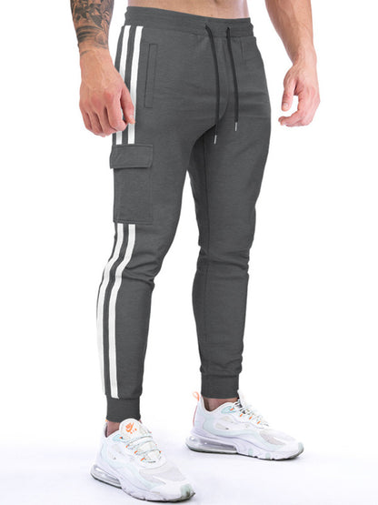 Men's Stripe Cargo Joggers