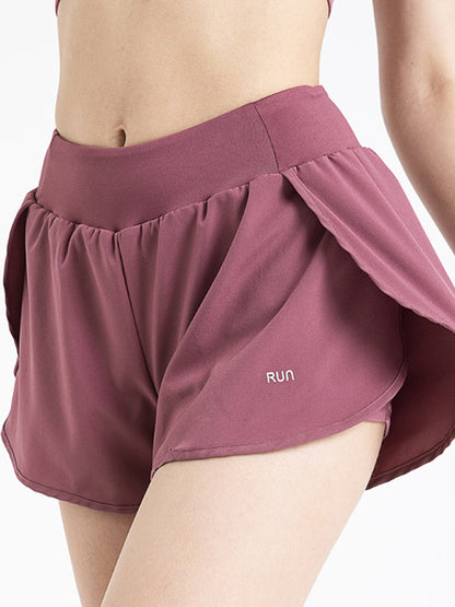 Women's Solid Color Tempo Running Shorts