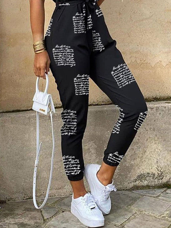 Women's Casual Lapel Buttoned Belt Cargo Jumpsuit - Healthier Me Beauty, LLC