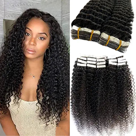 Kinky Curly Tape-In Extensions