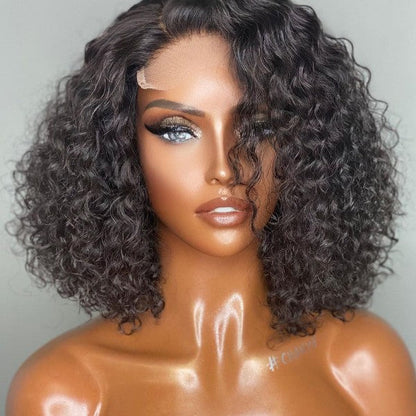 Lucky Draw  | Glueless Short Deep Wave Bob Minimalist Lace Wig 100% Human Hair