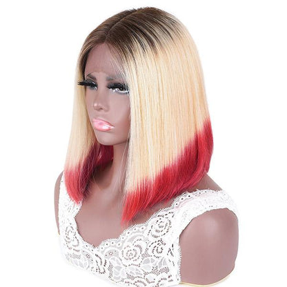 613 Blonde Hair Wigs 150% Density 613 Ombre Red Wigs - Healthier Me Beauty, LLC